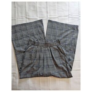 Special One Rock Revolution Wide Leg Plaid High Waist Cropped Pants XL